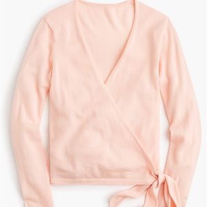 NWT  J Crew ballet wrap sweater.